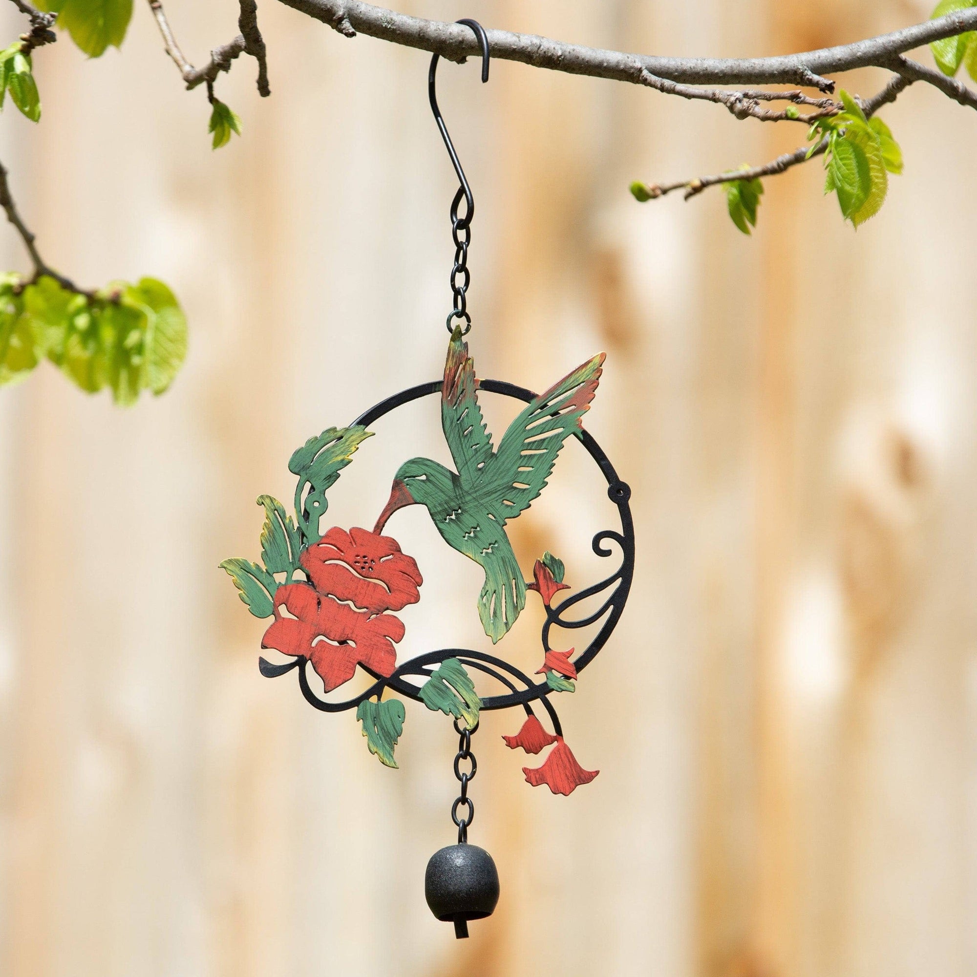 Hummingbird and Lily Multicolor Ornament