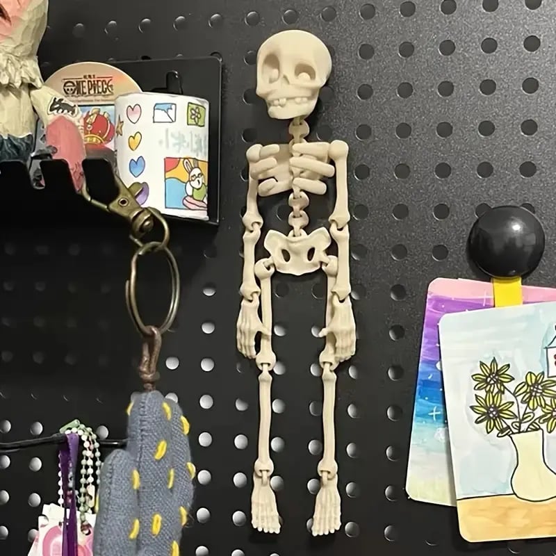 🎃Halloween Hot Sale ✨3D Printed Vintage Skeleton Magnetic Figurine 🎃