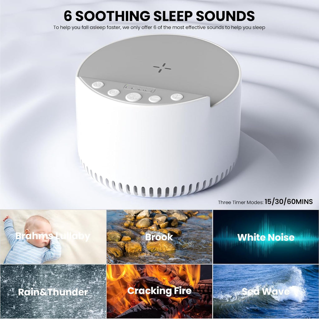 Portable Sound Machine with Wireless Charger