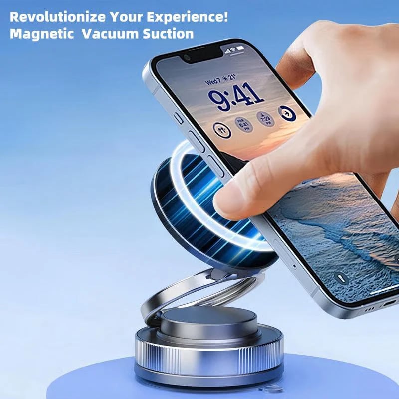 🏆 50K+ SOLD! – Almost Gone💥-✨360° Adjustable Vacuum Magnetic Phone Holder📱🚗