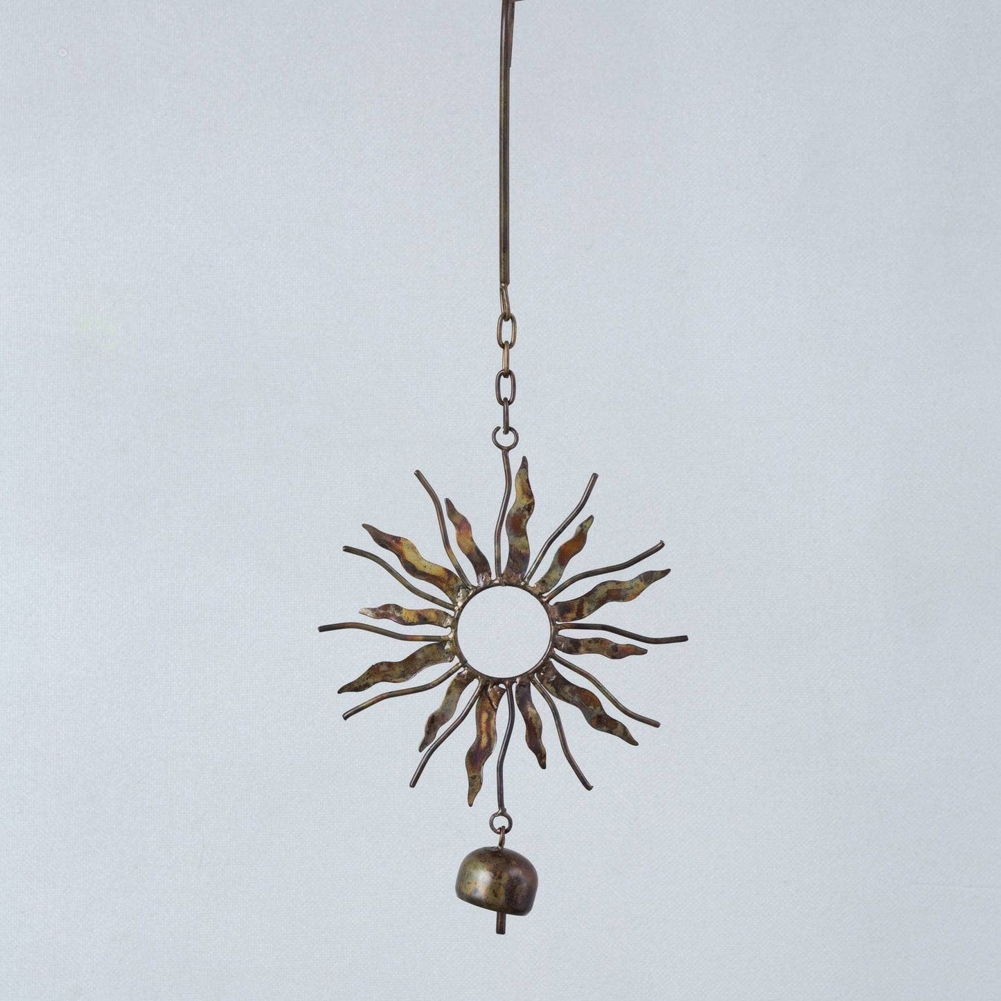 Sun With Bell Hanging Ornament