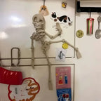 🎃Halloween Hot Sale ✨3D Printed Vintage Skeleton Magnetic Figurine 🎃