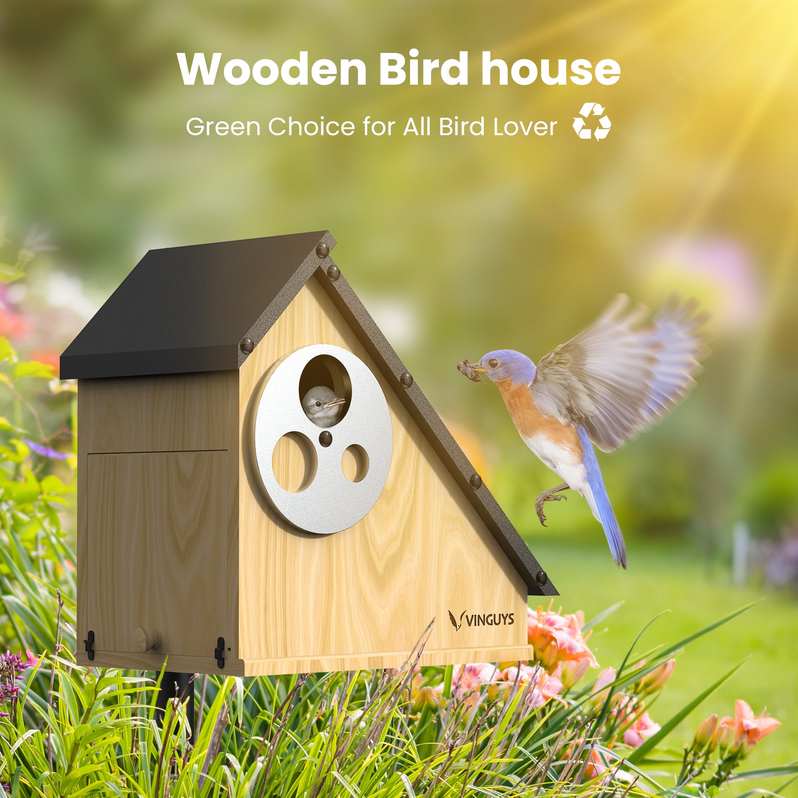 Wooden Birdhouse
