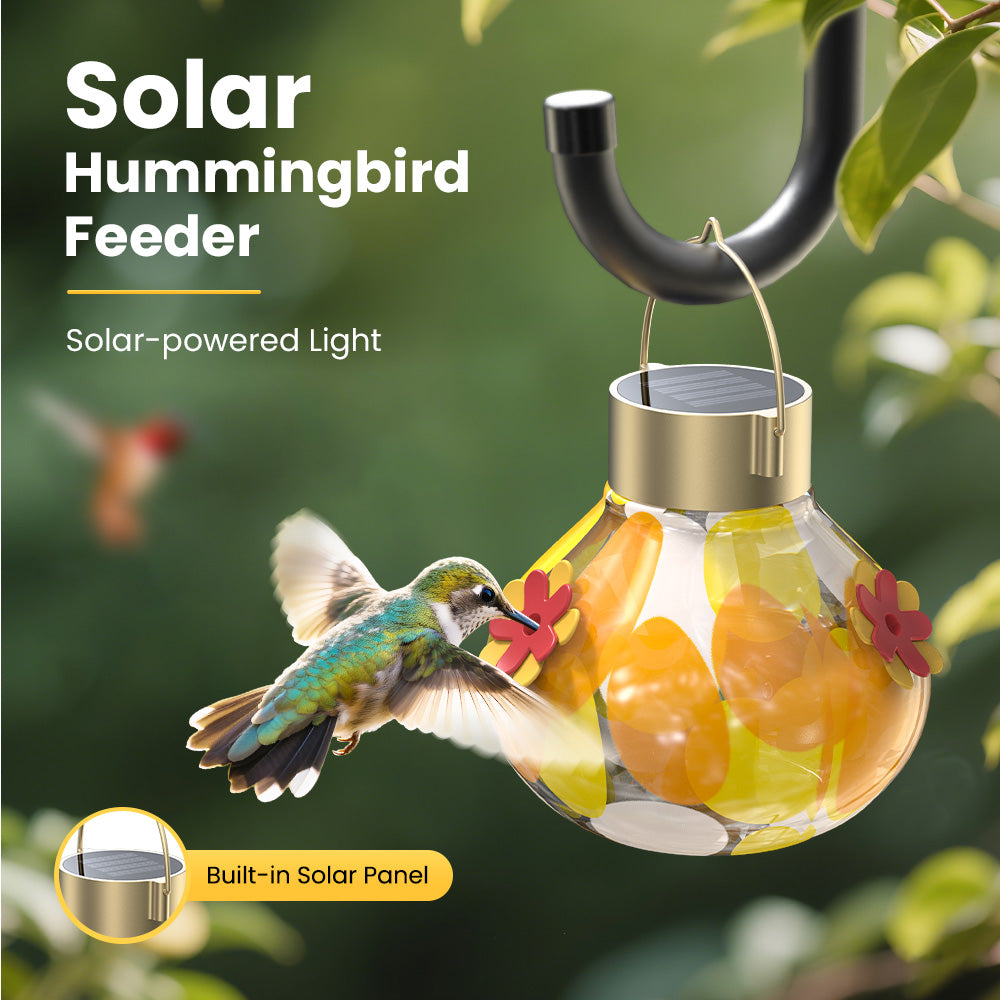 57% off🔥🔥Solar Hummingbird Feeder with Light-BUY 2 GET 10% OFF🔥