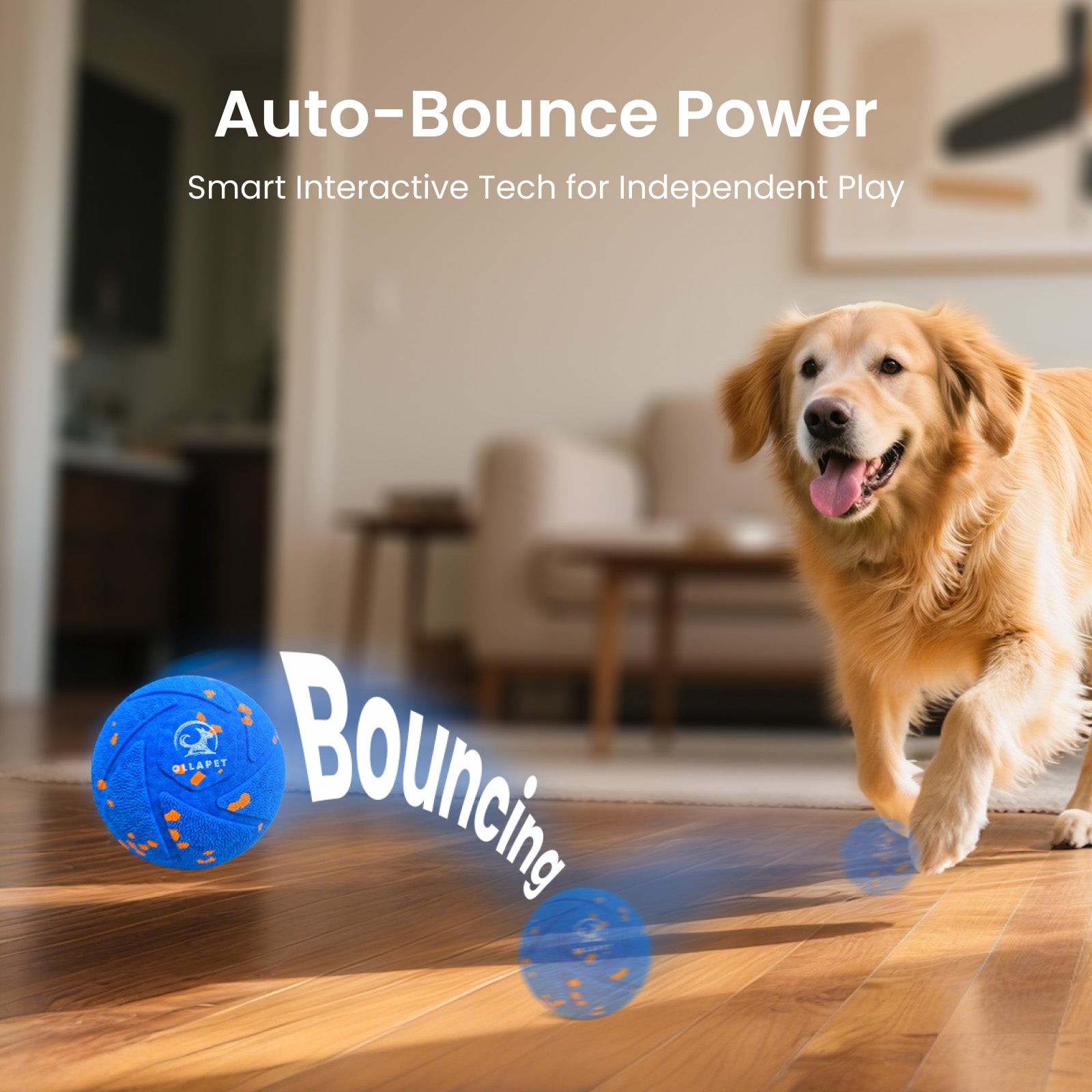 50% OFF Today🔥🔥Ollapet™ Smart Interactive Dog Toy Ball-BUY 2 10% OFF