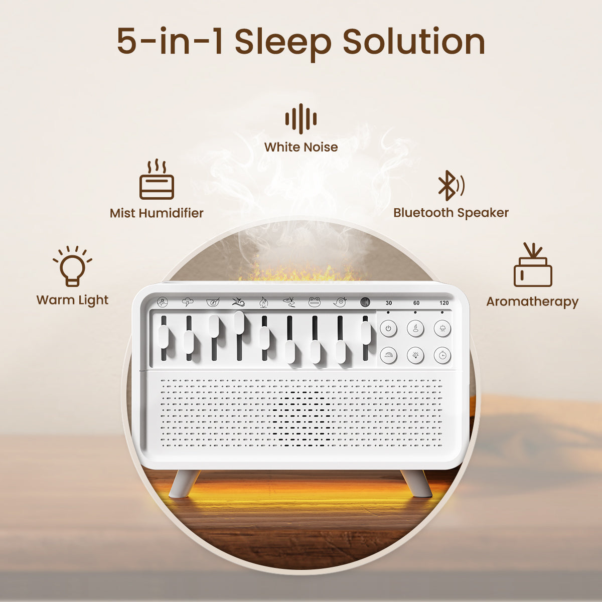 White Noise Machine with Humidifier-Your all-in-one bedtime essential