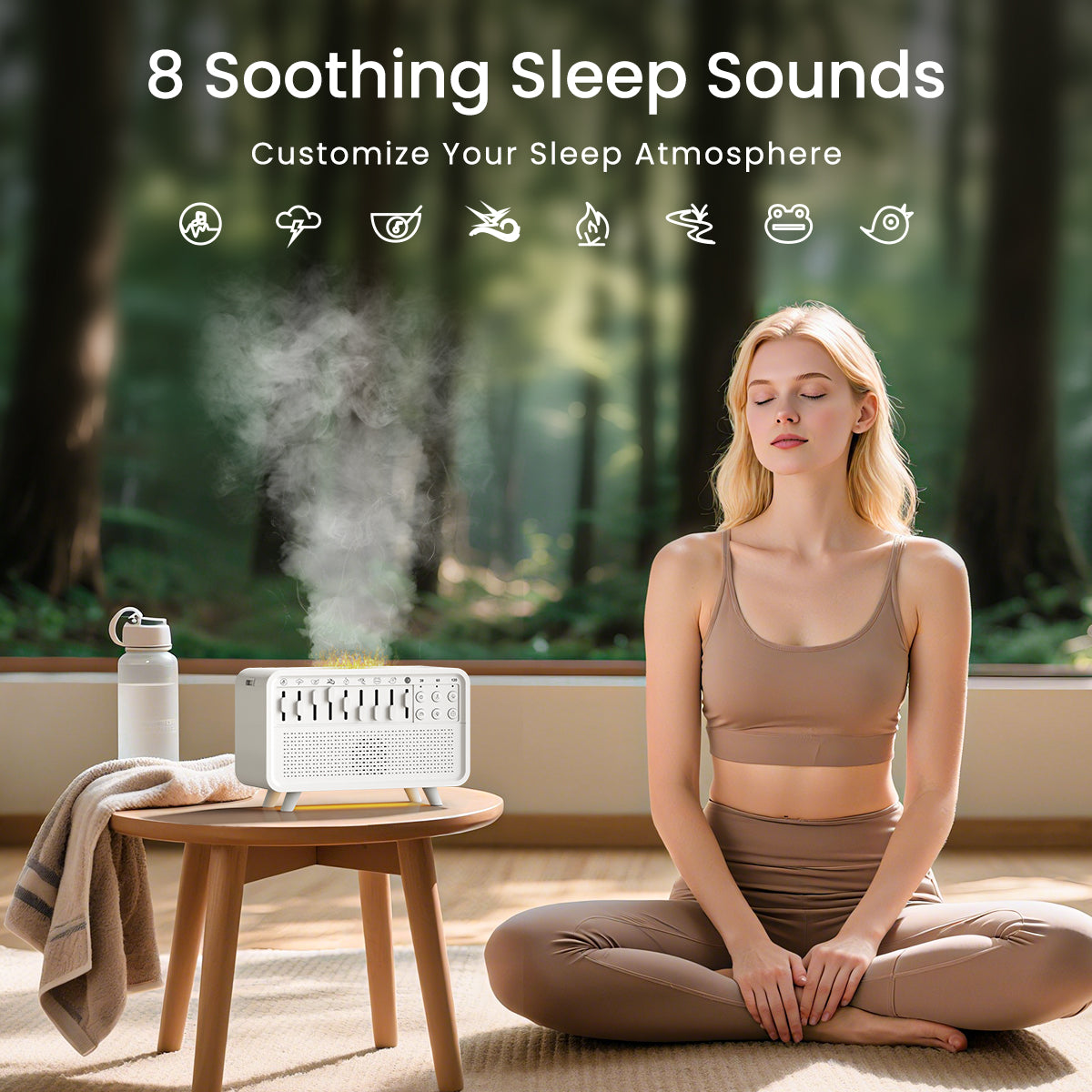 White Noise Machine with Humidifier-Your all-in-one bedtime essential