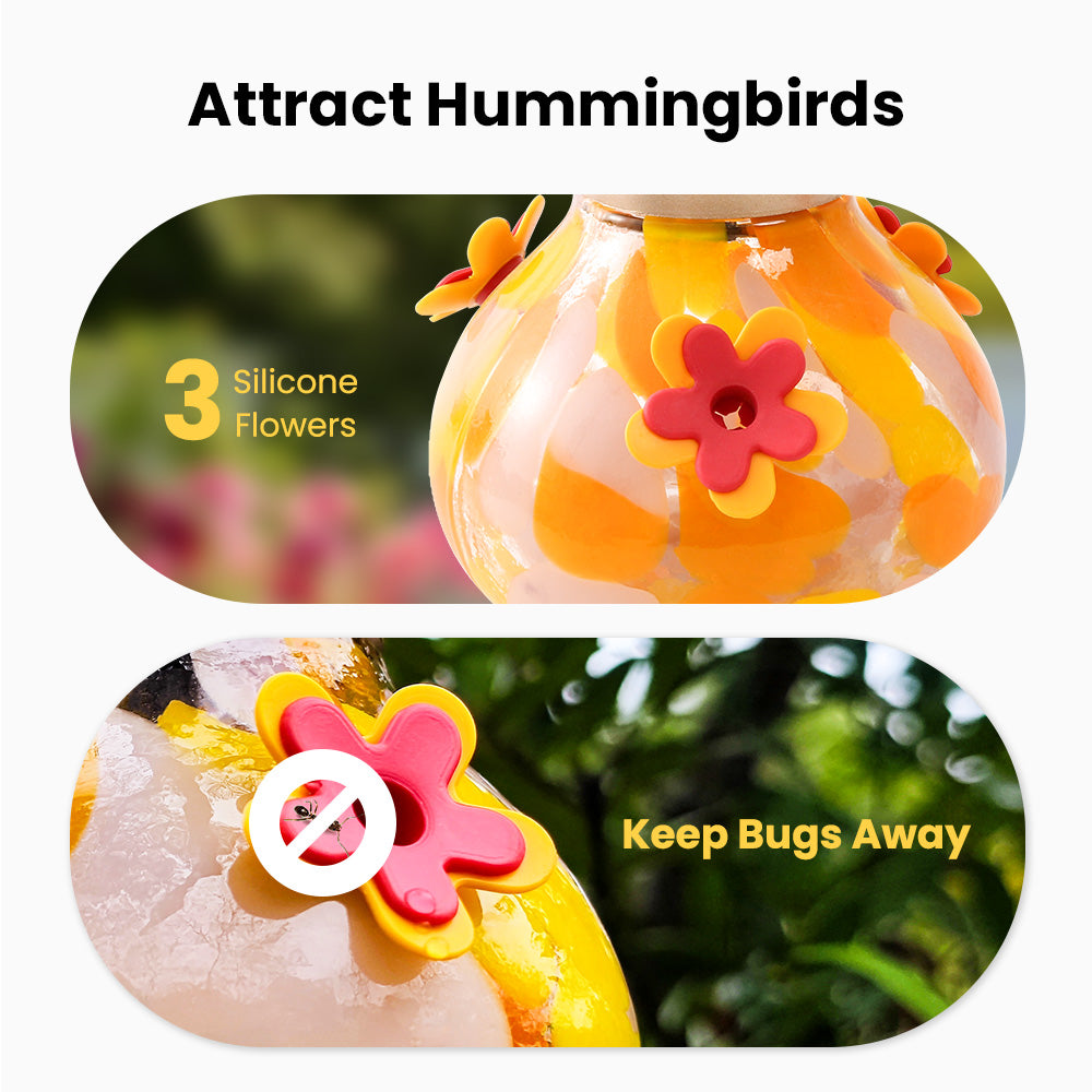 57% off🔥🔥Solar Hummingbird Feeder with Light-BUY 2 GET 10% OFF🔥