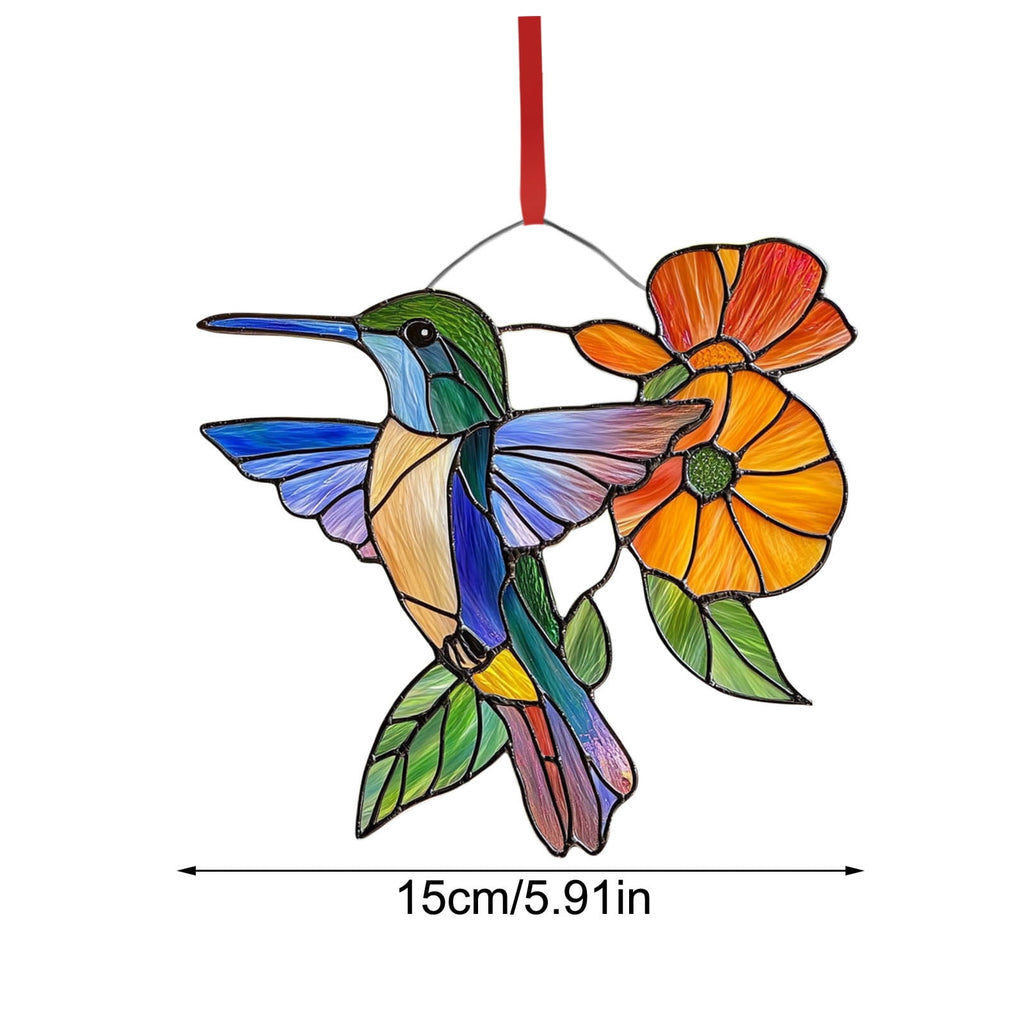 🔥Hummingbird Stained Glass Birds Window Hangings-BUY 2 GET 10% OFF