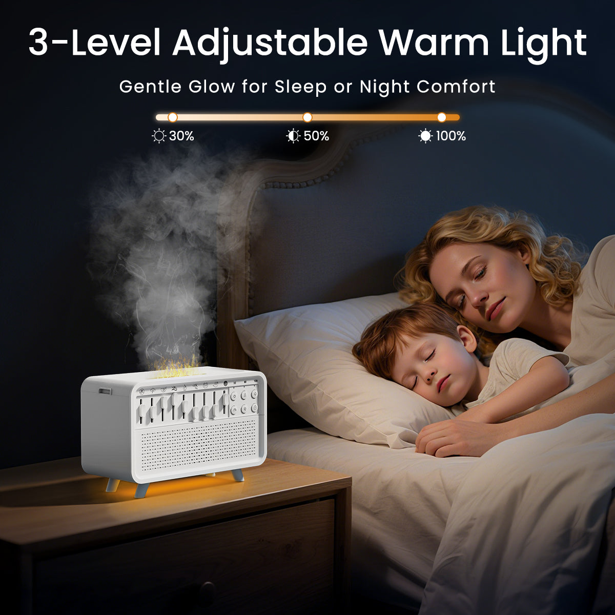 White Noise Machine with Humidifier-Your all-in-one bedtime essential
