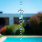 🔮Gazing Ball Spiral Tail Wind Spinner Stabilizer