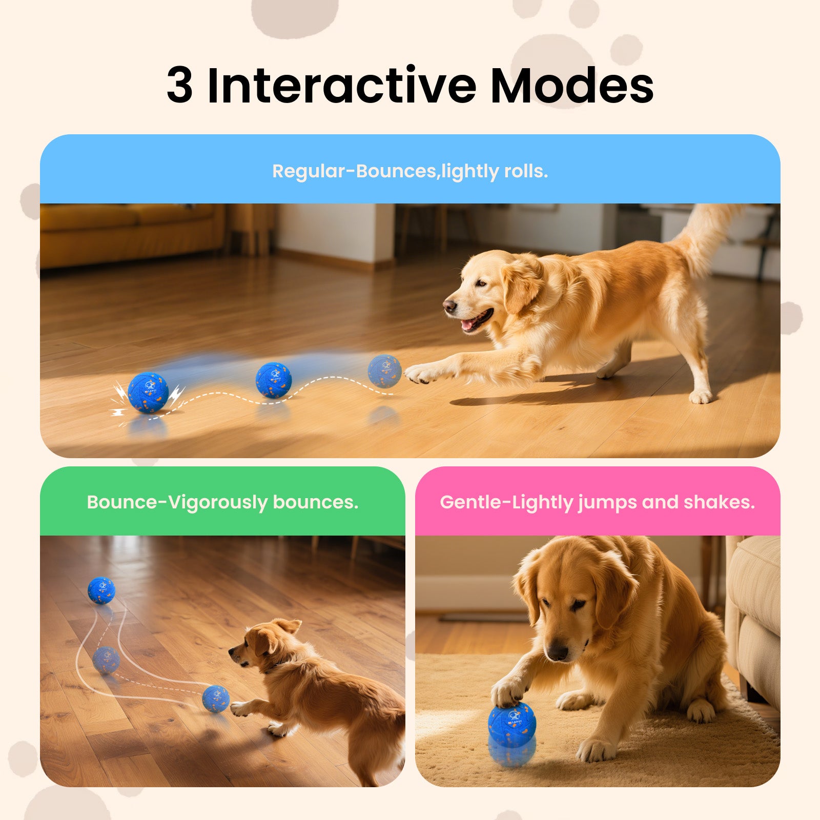 50% OFF Today🔥🔥Ollapet™ Smart Interactive Dog Toy Ball-BUY 2 10% OFF