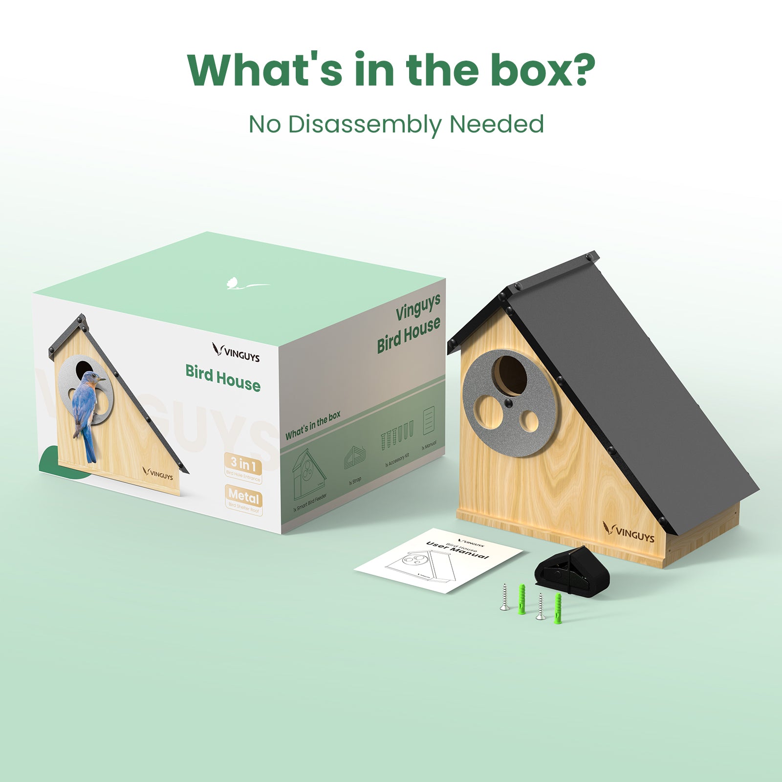 Wooden Birdhouse